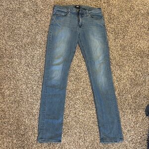 PAIGE Men's Skinny Jeans in Medium Blue Wash